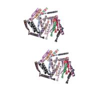 FOMIYES 2sets Halloween Hair Accessories Hair Tying Bands Ponytail Ropes for Women Girls 25pcs*2