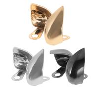 FOMIYES 3 Pairs High Heel Pointed Shoe Protector: Metal Tip Caps For Women - Shoe Tip Covers To Prevent Wear And Damage For Protection Repair