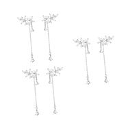 FOMIYES 3 Pairs Rhinestone Tassel Dangle Earrings for Women Long Vintage Style Crystal Drop Jewelry Elegant Design for Weddings Parties and Formal Events