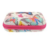 FOMIYES 30-Compartment Eva Essential Oil Organizer Bag for 1ml/2ml/3ml Bottles, Portable Perfume Bottle Case, Rose Red Travel Storage Pouch for Aromatherapy and Beauty Oils