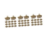 FOMIYES 300 pcs Graduation Cap Charms Mini Zinc Alloy Pendants for DIY Jewelry Making Tassel Bracelet Necklace Keychain Craft Supplies Graduation Craft Accessories for Keepsakes