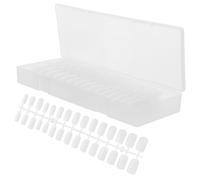 FOMIYES 300pcs False Nail Patches Full Cover Fake Nail Tips Abs Frosted Ultra-thin Lightweight for Women Theme Party Cosplay