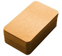 FOMIYES 300pcs Kraft Paper Blank Flashcards Thick Kraft Cardstock for Studying Learning Memory Notes Bulk Set Suitable for Boys and Girls Office School Use