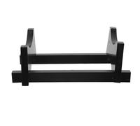 FOMIYES 3l Black Wooden Barrel Stand Beverage Dispenser Holder for Wine, Beer, Juice and Hot Or Cold Drinks - Home Kitchen Beverage Counter Tap Stand