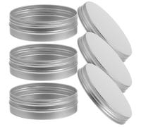 FOMIYES 3pcs 100ml Aluminum Soap Boxes 83x25mm Natural Color Handmade Soap Holders with Drainage for Bathroom and Travel Storage