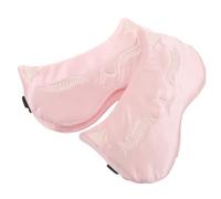 FOMIYES 3pcs Adjustable Cooling Satin Eye Mask Light Blocking Sleep Mask with Reusable Ice Patches Soft Breathable Eye Cover for Men Women Travel Nap Relaxation