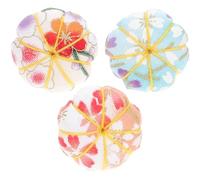 FOMIYES 3pcs Adjustable Ring Pin Cushions Needle Holder Set Sewing Pin Cushion for Embroidery and DIY Crafts, Random Colors Hand Sewing Tool for Home and Workshop