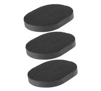 FOMIYES 3Pcs Bamboo Charcoal Facial Sponges Thickened Boxed Face Puff for Control and Gentle Skin Care Soft Reusable Face Skin Puff for Makeup Removal and Pore Cleansing