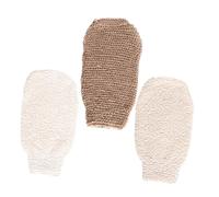 FOMIYES 3pcs Bathing Mittens Body Scrubbing Gloves Rich Foaming Gloves Exfoliating Mittens Shower Mittens Bathing Supply