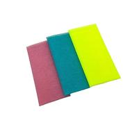 FOMIYES 3Pcs Body Exfoliator Tool Bath Towels with Back Massager Premium Texture for Deep Cleansing and Skin Polishing Shower Scrubber for Bathroom Use Random Colors Random Color
