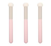 FOMIYES 3Pcs Concealer Applicator Sponge with Handle High-grade Latex Makeup Sponges for Smooth Blending Dual Wet and Dry Use Portable Round-head Design for Women and Professional Artists