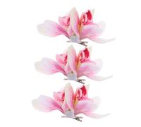FOMIYES 3Pcs Cymbidium Hair Clips Elegant Flower Barrettes for Weddings Coastal Getaways and Spring Outings Lightweight Travel Friendly Hair Accessories