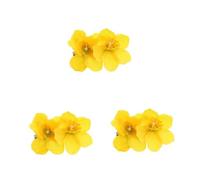 FOMIYES 3pcs Faux Daffodil Hairpin for Women Side Bangs Clip Frizzy Hair Stable Floral Hair Accessory Versatile for Hanfu and Traditional Chinese Headdress