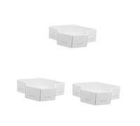 FOMIYES 3pcs Fillable Graduation Tray Box White Board Candy Snack Holder Easy DIY Assembly Durable Reusable Graduation Party Favor with Elegant Cap Design
