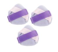 FOMIYES 3pcs Fine Fiber Crystal Cotton Mini Makeup Powder Puff Blender for Face