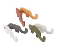 FOMIYES 3pcs Foldable Elephant Shape Phone Holder Stand, Portable Plastic Miniature Cartoon Design, for Living Room and Mini House Arrangement Random Color