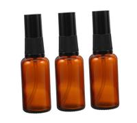 FOMIYES 3pcs Glass Aromatherapy Bottles with Pump Refillable Lotion Containers for Essential Oils Skincare Travel French Glass for Cosmetic Samples and Daily Use