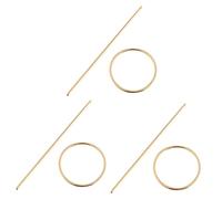 FOMIYES 3pcs Gold u Shape Hair Pin Clip Clasp for Women Girls Decorative Vintage Hair Chopsticks