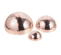 FOMIYES 3pcs Half Disco Ball Reflective Mirror Ball Adhesive Disco Sphere for Wedding Dance Stage Club Decor