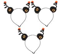 FOMIYES 3pcs Halloween Headband for Women Creative Orange Monster Costume Prop Fun Party Accessory for Cosplay Festivals Easy to Wear for Halloween Weddings More