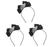 FOMIYES 3pcs Halloween Headband Pumpkin Headpiece Cosplay Headdress Garland Headwear for Women