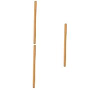 FOMIYES 3pcs Household Bamboo Massager Stick Manual Back Massager Back Massage Tool Portable for Travel