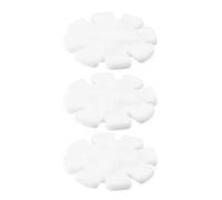 FOMIYES 3pcs Magnetic Stirrer Rods White Plastic Petal Design for Chemical Analysis and Laboratory Use with Stable Rotation