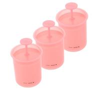 FOMIYES 3pcs Manual Facial Cleanser Foaming Maker Pink Bubble Maker Cleansing Cup for Face Wash Skincare Bubble Products