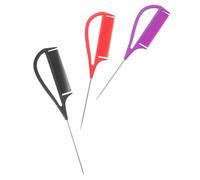 FOMIYES 3pcs Metal Pintail Hair Dye Comb Sharp Tips for Braiding and Sectioning for Salon and Home Hair Styling