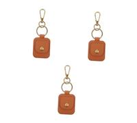 FOMIYES 3pcs Mini Wallet Keychain Women Pu Change Purse Snap Open Portable Coin Holder Keychain Coin Display Storage Box Case for Everyday Carry