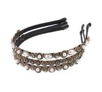 FOMIYES 3pcs Pearl Headbands for Women Baroque Headdress Accessory Vintage French Hairband Craftsmanship for Parties Dances Anniversaries