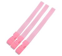 FOMIYES 3pcs Pink Trash Bag Fixing Bands with Buckle for 68-78cm Garbage Can Rim, Elastic Waste Basket Fasteners for Kitchen and Household Rubbish Bags
