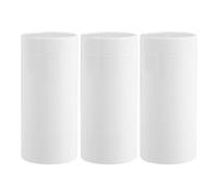 FOMIYES 3pcs Refillable Deodorant Stick Tubes Versatile Use Twist-up Bottom Fill as Pp Plastic Containers for Daily Use and Business Trips, White Balm Perfume Tube Packaging