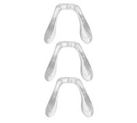 FOMIYES 3pcs Soft Silicone Nose Pads for U-Shaped Design Comfortable Fit Eyeglass Nose Bridge Replacement for Daily Wear and Outdoor Activities