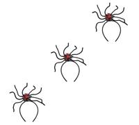 FOMIYES 3pcs Spider Halloween Headband Unique Design Hairband for Parties Durable Felt Material Lightweight Comfortable for Halloween Costumes Themed Events