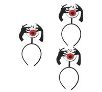 FOMIYES 3pcs Spooky Halloween Hairband with Bloody Eyes Unique Headwear for Role Playing and Themed Parties Comfortable Hair Hoop for Women for Halloween Costumes and Makeup