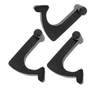 FOMIYES 3pcs Sturdy and Reliable Iron Turntable Mount Arm Adapter Easy Installation, Black Vinyl Record Player Accessories Featuring Meticulously Designed Appearance for Secure Vinyl