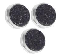 FOMIYES 3Pcs Trumpet Valve Buttons Replacement Finger Caps Valve Guard Musical Instrument Accessories Sturdy Small Size Suitable for Band Performance and Practice