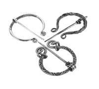 FOMIYES 3pcs Viking Brooch Pin Set Vintage Medieval Metal Shawl Pins for Cloaks Scarves Lightweight Renaissance Accessories for Parties Cosplay Daily Wear