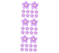 FOMIYES 3sets Classic Flower Shape Mini Claw Clips for Wedding Girls Hair Pins Delicate Resin Zinc Alloy 10pcs*3