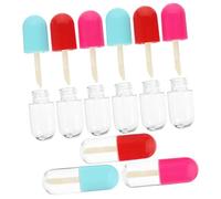 FOMIYES 3sets Color Tube Empty Tube Lip Liner Juicy DIY Lip Gloss Glowy Lip Oil Kit Lids Clear Mascara Balm Hydrating Plumping Lip Gloss Refillable Lip Mini Lip Gloss Tubes Lip Tint 9pcs*3