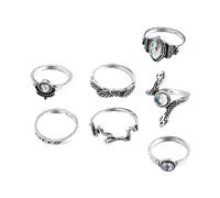 FOMIYES 3sets Retro Finger Ring Set Vintage Fashion Jewelry Stylish Snake Design for Women Elegant Decorative Ornaments for Any Occasion 7pcs*3