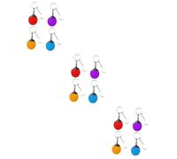 FOMIYES 3sets Table Tennis Keychain Mini Pong Bat Pendant Creative Hanging Charm for Handbags Unique for Birthdays Mother Day Christmas More Random Color 4pcs*3