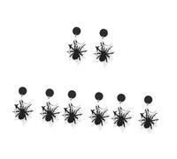 FOMIYES 4 Pairs Halloween Spider Ear Studs for Women Lightweight Gothic Earrings for Parties Everyday Wear Safe Hypoallergenic Jewelry Decoration Any Occasion