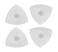 FOMIYES 4 Pcs Nylon Ruan Plectrum Picks for Liuqin, 3.2cm X 1.27mm White Non-slip Sturdy Ruan Practice Accessories for Zhongruan and Daruan