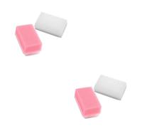 FOMIYES 4 pcs Sensory Brushes for Autism Soft Wilbarger Defensiveness Therapy Brush Gentle Touch Sensory Training Tool for Boy Girl and Relaxation and Sleep Aid White and Pink