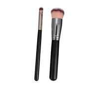 FOMIYES 4 pcs Sunless Tanning Brush for Face with Dense Bristles Foundation Powder Brush for Even Self Tanner Application Professional Makeup Tool for Blending Hard to Reach Areas