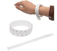 FOMIYES 4 Pieces Bracelet Measuring Circle Set Wrist Size Gauge Tool for Jewelry Making with Belt Style Design, Accurate Bangle Measuring Rings for Crafting and Repair