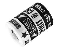 FOMIYES 4 Rolls Black and White Cheerleading Ribbon for Hair Bows and Sports Decorations, 2.2cm Wide Scrapbook and Craft Ribbon, 5 Yards Each, Suitable for School Teams and Dance Events