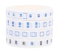 FOMIYES 4 Rolls Japanese Washi Tape Set for Weekly Date Planning Time Management Paper Tape for Office for Scrapbooking and Journaling